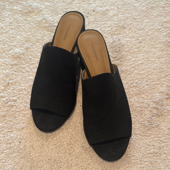 14th & Union Shoes - Black Women's Mules